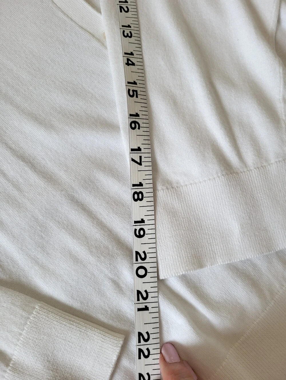 NWT Chaps Icon White Long-Sleeve Button Cardigan Size XXL